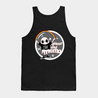 Queer And Emo Badge Tank Top